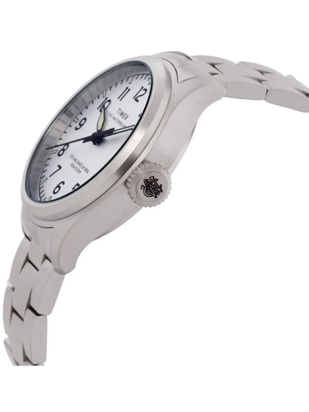 NWT Timex Waterbury Ace Quartz Silver Dial Men's Watch